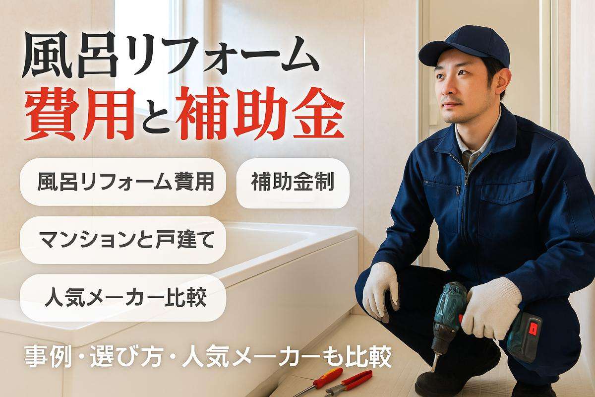リフォーム風呂の費用相場や事例を徹底解説！マンションや戸建ての選び方と人気メーカー比較