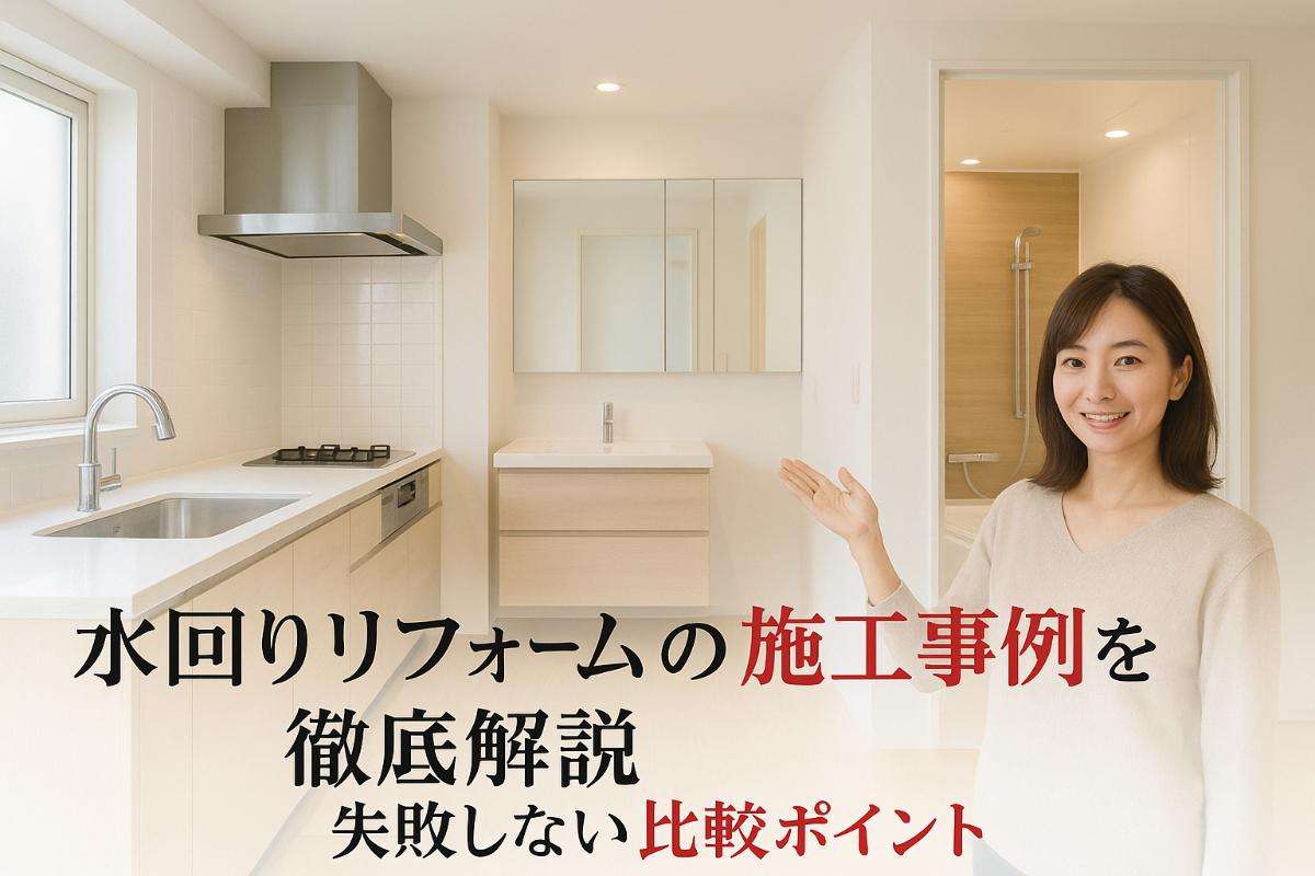 水回りリフォームの施工事例を徹底解説｜失敗しない比較ポイント