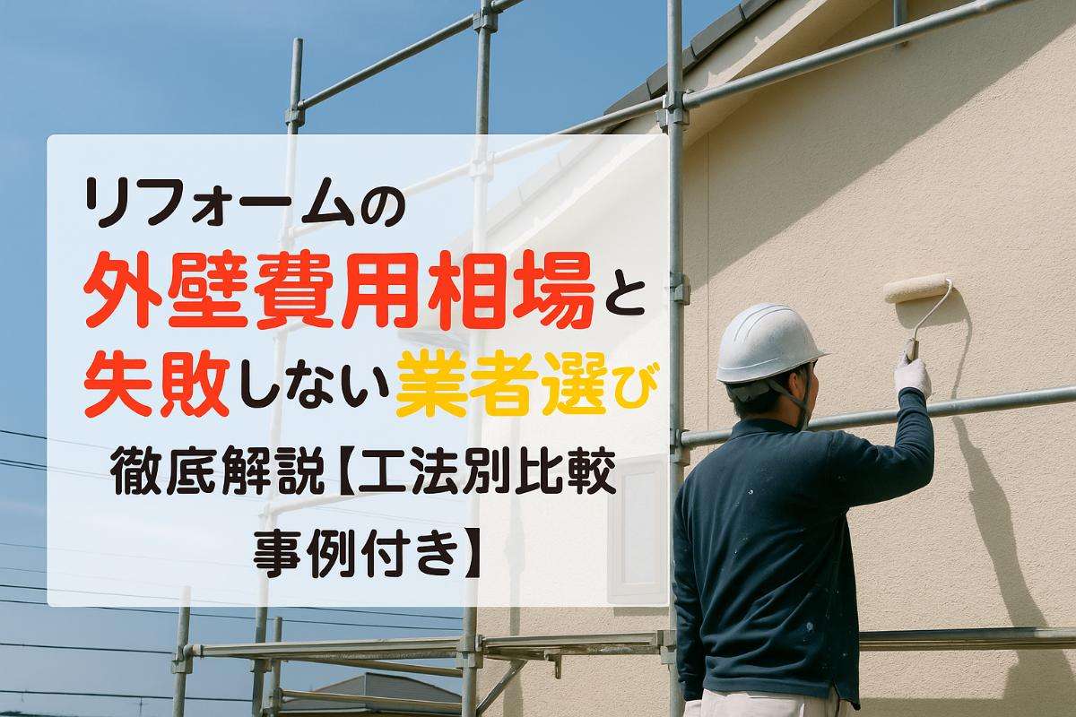 リフォームの外壁費用相場と失敗しない業者選び徹底解説【工法別比較・事例付き】
