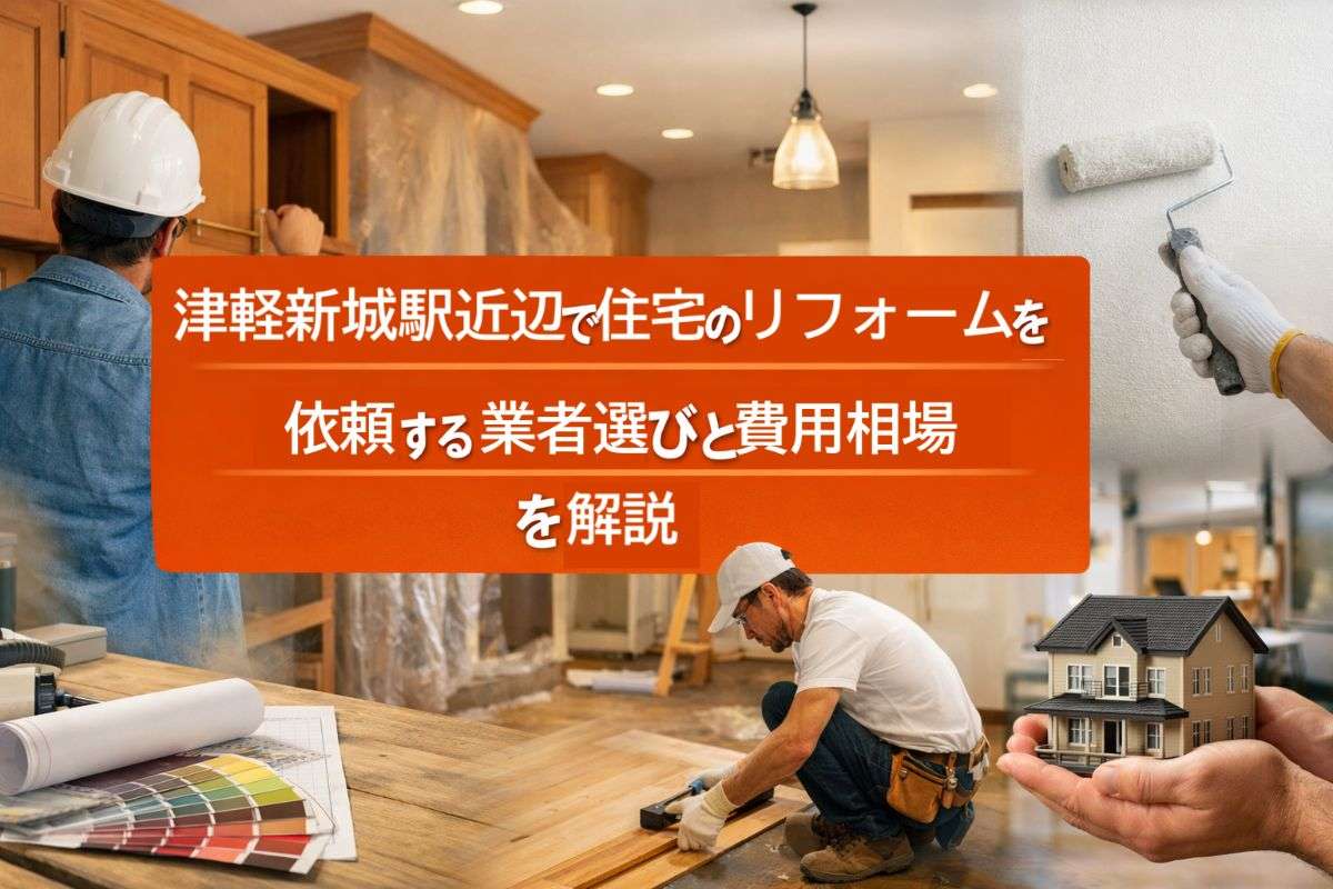 津軽新城駅近辺で住宅のリフォームを依頼する業者選びと費用相場を解説