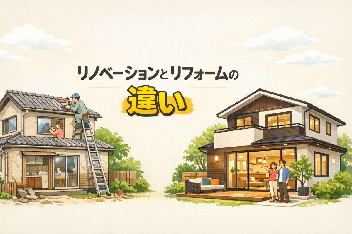 リノベーションとリフォームの違いを比較！定義・費用・事例・メリットデメリットまで解説