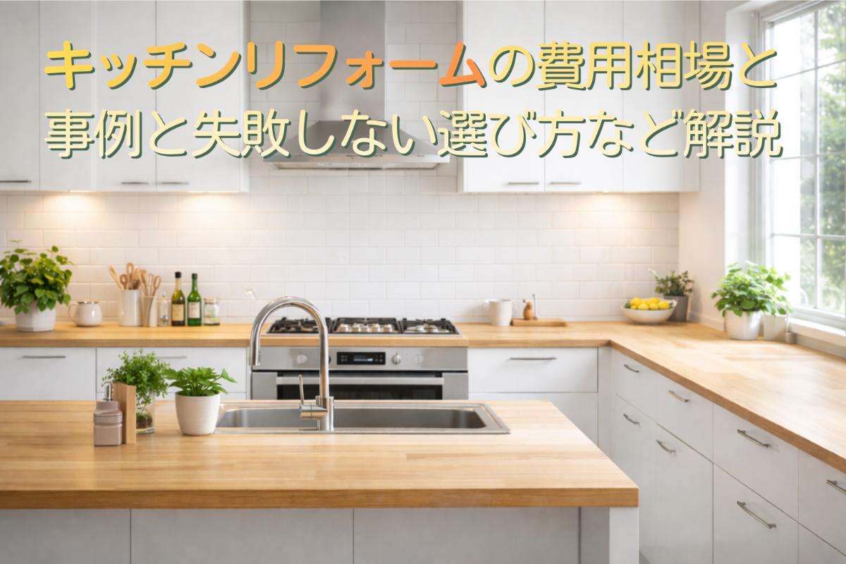 キッチンリフォームの費用相場と事例と失敗しない選び方など解説