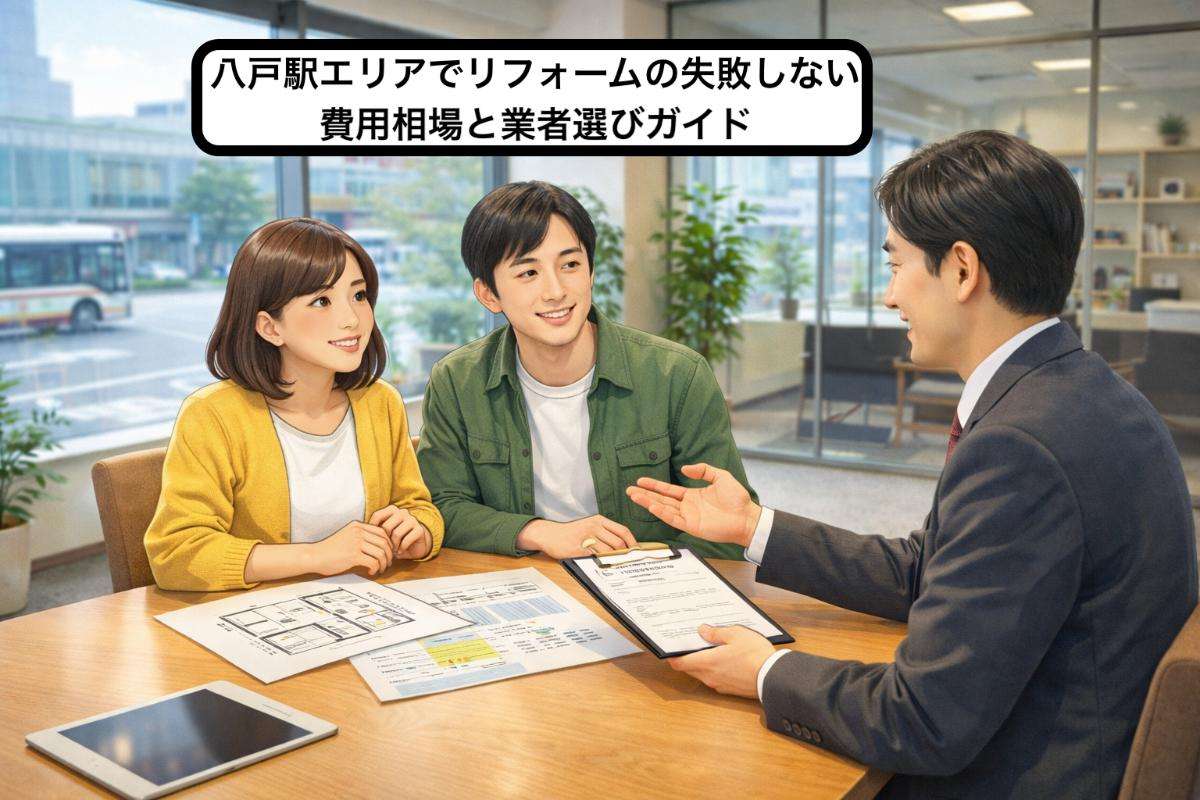 八戸駅エリアでリフォームの失敗しない費用相場と業者選びガイド
